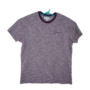 Penguin Mens Purple Knit Shirt Tee Size XXL Heathered Pocket Mungsingwear Vtg